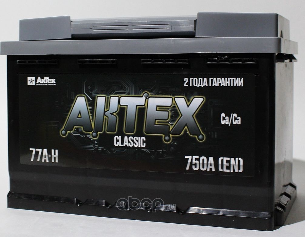 АКБ 6СТ-77 АКТЕХ CLASSIC (АкТех/ г.Свирск) (278*175*190) (680А) (Aktex) Aktex. Артикул ATC773L