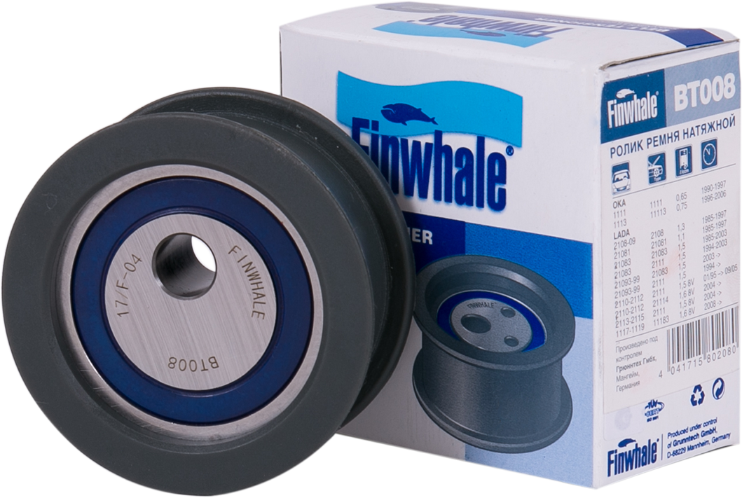 Натяжной ролик (натяжитель) ремня ГРМ Finwhale. Артикул BT008
