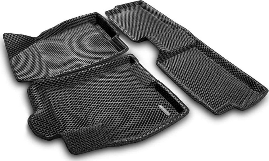 Коврики Euromat 3D EVA для салона Exeed LX 2019-2026. Артикул EM3DEVA-001425