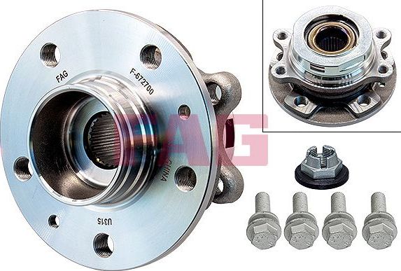 Ступичный подшипник (комплект) Fag передний для Renault Latitude I 2010-2015. Артикул 713 6311 20