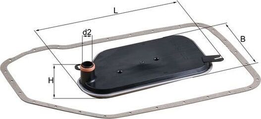 Фильтр АКПП Mahle для Porsche Boxster II (987) 2004-2009. Артикул HX 84D