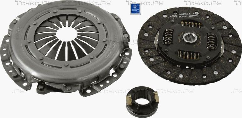 Сцепление (комплект) SACHS для Hyundai Veloster I 2011-2017. Артикул 3000 951 098