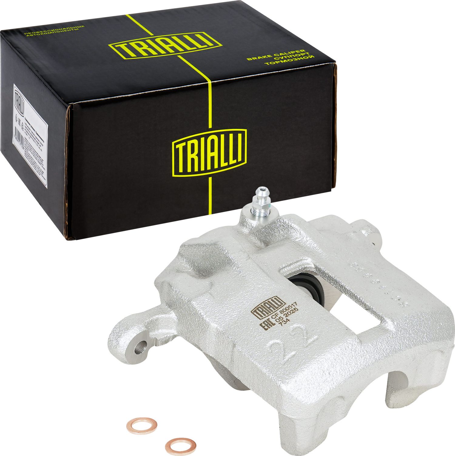 Суппорт тормозной HYUNDAI ELANTRA III/MATRIX 00- перед.лев. (Trialli). Артикул CF800517