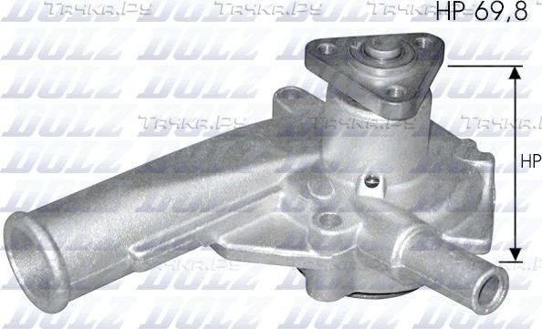 Помпа (водяной насос) Dolz. Артикул F137