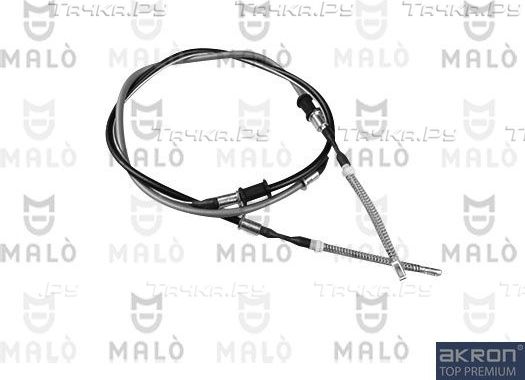 Трос ручника (тросик ручного тормоза) Malò. Артикул 21593