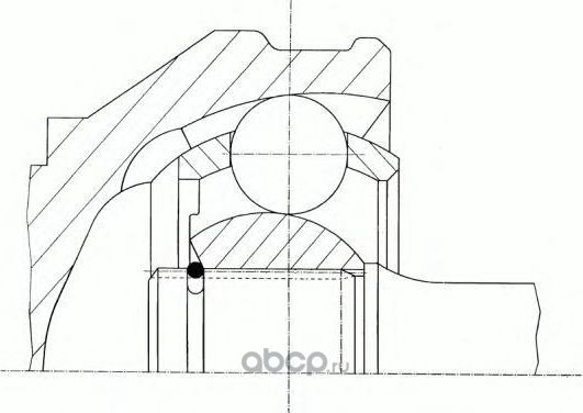 Шрус наружный MAZDA 626/GD1722510 (GKN). Артикул 21199
