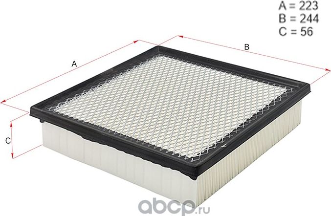 Фильтр воздушный TOYOTA CAMRY/HYBRID/LEXUS RX270/RX350/RX450H/ES/NX 14 (Hosu). Артикул HSAF0059