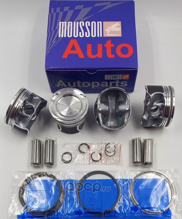 Поршень кольца комплект Benz M274.920 на 1 цилиндр (Mousson). Артикул SPRM274920STD