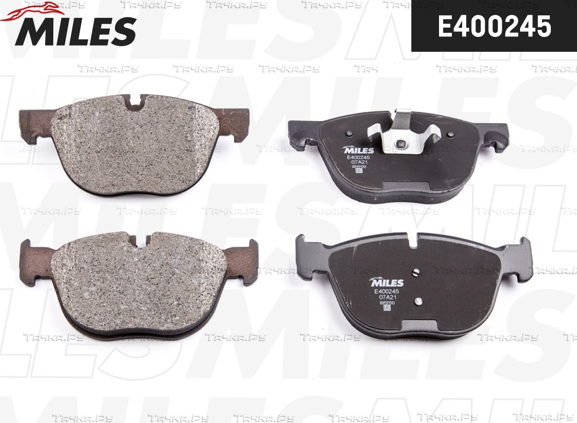Тормозные колодки Miles (Low-Metallic) передние для BMW X6 I (E71) 2008-2014. Артикул E400245