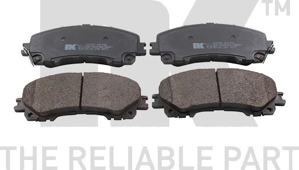 Тормозные колодки NK. Артикул 222286
