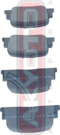 Тормозные колодки Akyoto Packing AKYOTO. Артикул AKD-1431