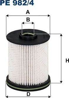 Топливный фильтр Filtron. Артикул PE 982/4