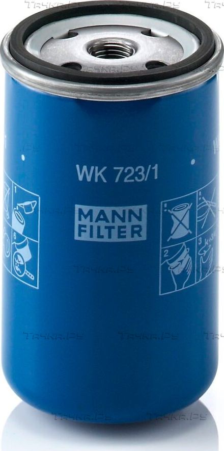 Топливный фильтр Mann-Filter для Scania 3 1987-1999. Артикул WK 723/1