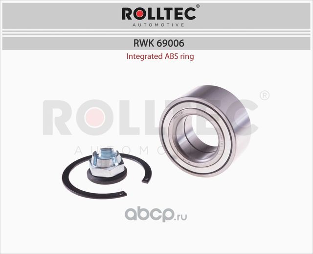 Подшипник ступицы (Rolltec). Артикул RWK69006