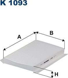 Салонный фильтр Filtron. Артикул K 1093