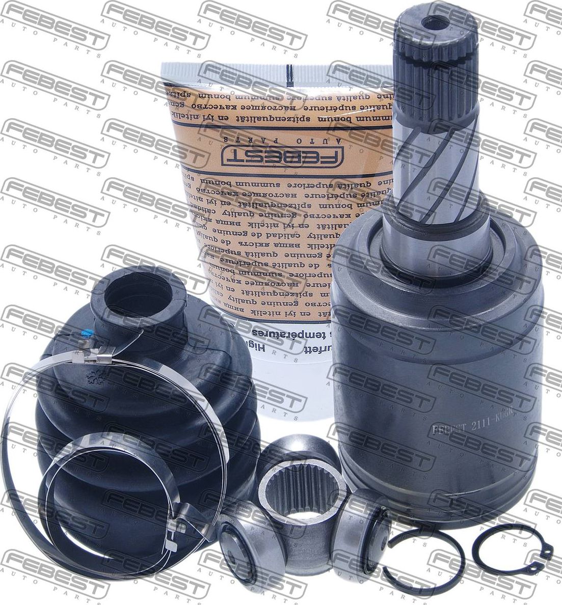 Шрус внутренний (граната) Febest задний для Volvo S80 I 1999-2006. Артикул 2111-KUGR