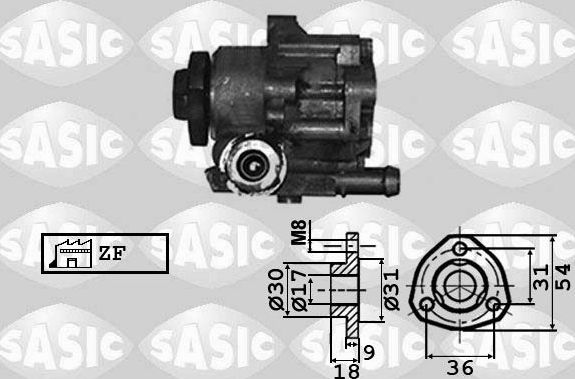 Насос ГУР Sasic. Артикул 7076010