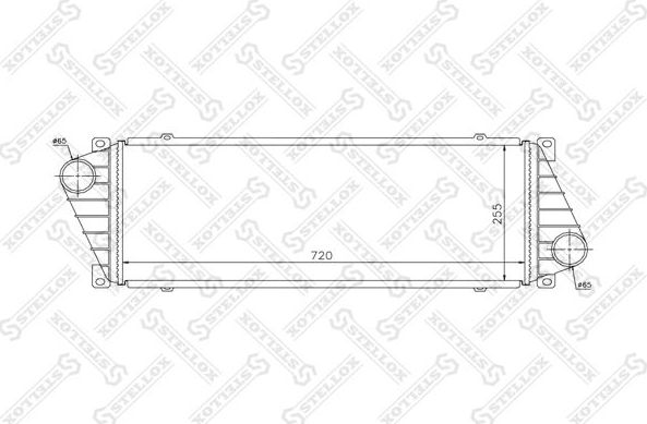 Интеркулер Stellox для Volkswagen LT II 1996-2006. Артикул 81-10855-SX