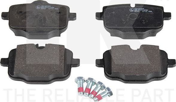 Тормозные колодки NK. Артикул 221549