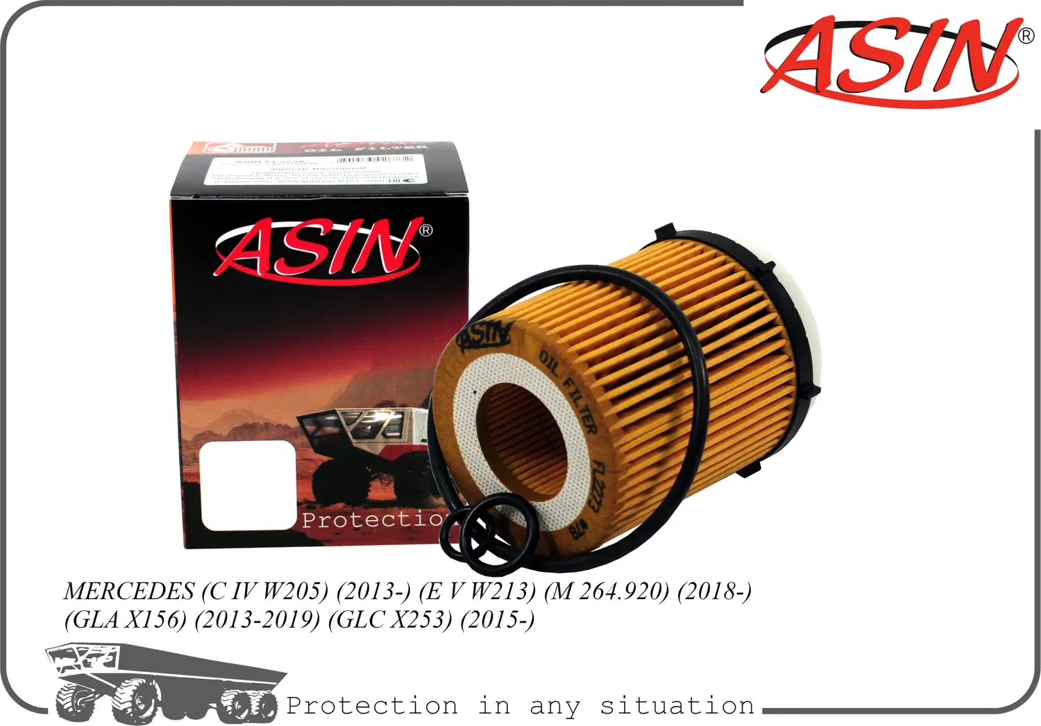 Фильтр масляный (Asin). Артикул ASINFL2273