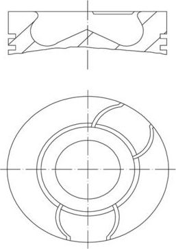 Поршень Mahle. Артикул 021 PI 00124 000