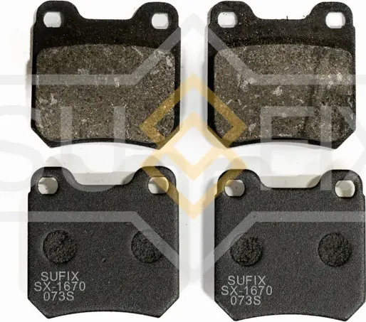 Колодки тормозные задние (Sufix). Артикул SX1670