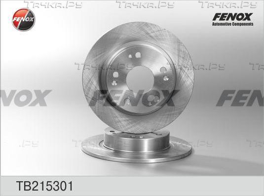 Тормозной диск Fenox. Артикул TB215301