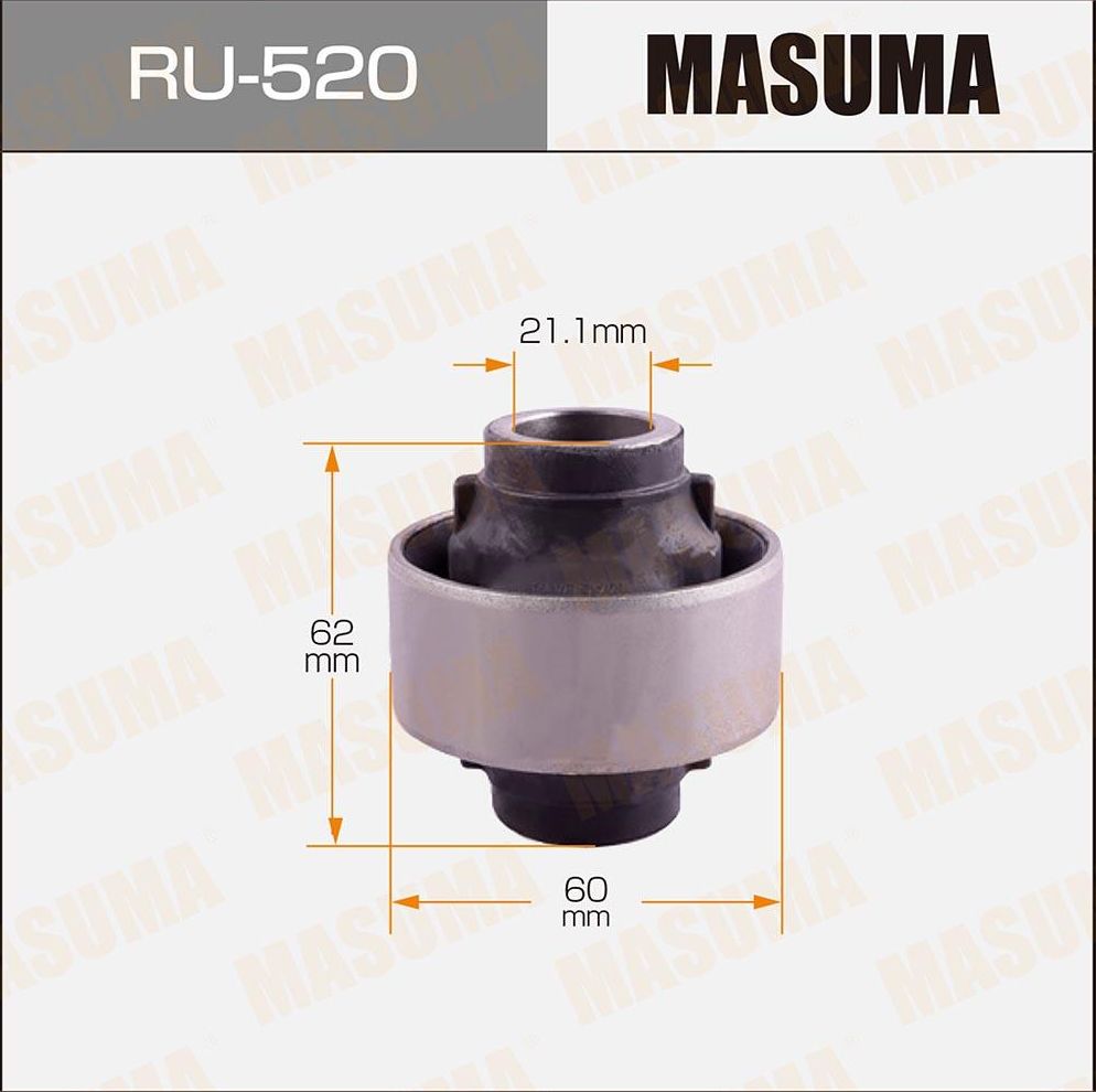 Сайлентблок переднего рычага подвески Masuma. Артикул RU-520