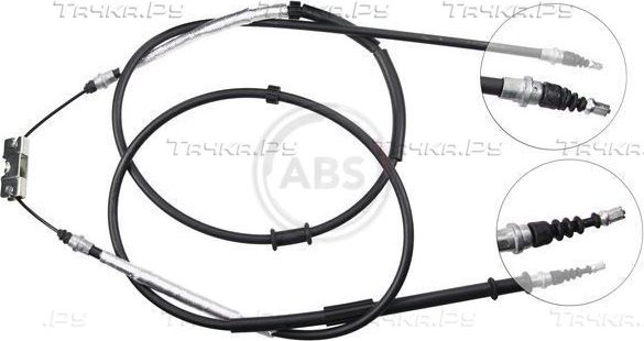 Трос ручника (тросик ручного тормоза) ABS. Артикул K13446