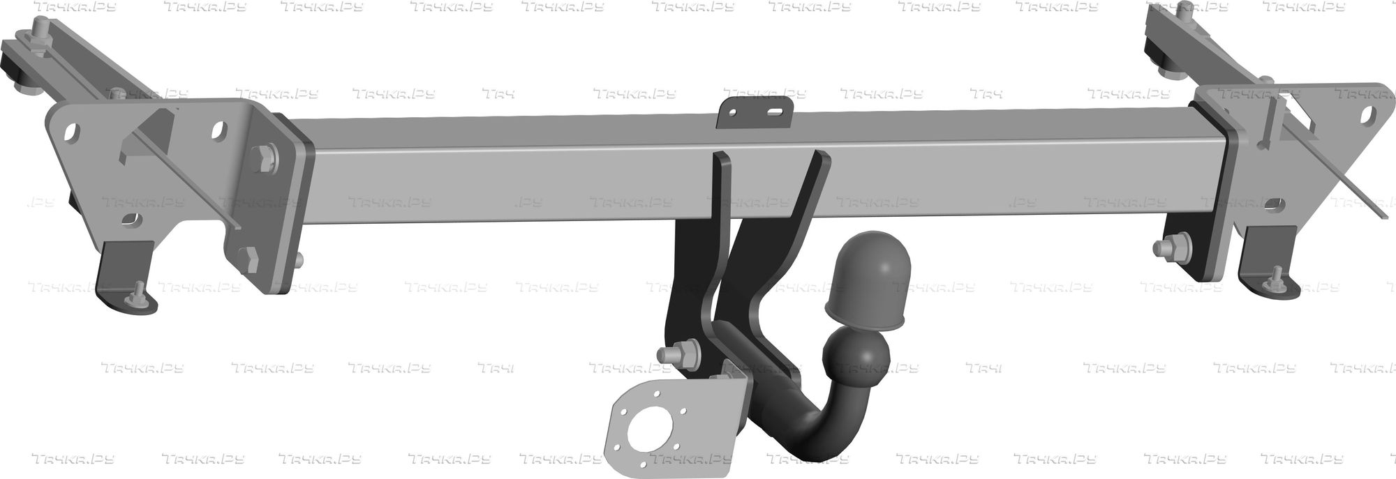 Фаркоп Oris (ранее Bosal) для Chery Tiggo 8 Pro Max (кроме Hybrid) 2021-2026. Артикул 7628-A