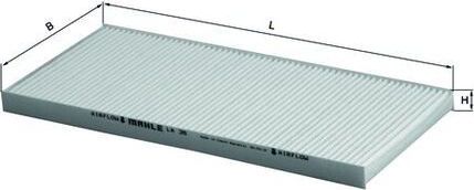 Салонный фильтр Mahle. Артикул LA 35