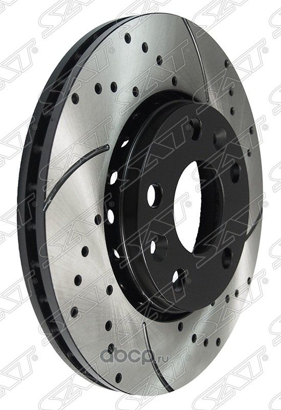 Комплект дисков тормозных передний перфорированные (SAT). Артикул ST402064151RPF