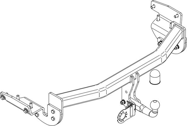 Фаркоп Steinhof для Lexus RX450hL 2017-2022. Артикул L-167
