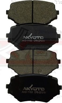 Тормозные колодки Akyoto Packing AKYOTO. Артикул AKD-1153