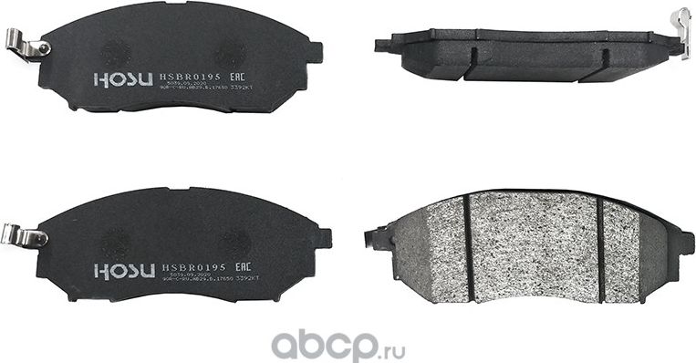 Колодки тормозные перед NISSAN MURANO Z50/Z51 PATHFINDER R51 (Hosu). Артикул HSBR0195