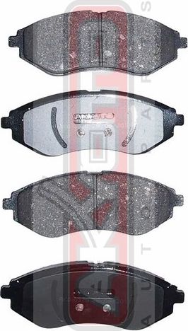 Тормозные колодки Akyoto Packing AKYOTO передние для Daewoo Kalos 2002-2007. Артикул AKD-0370