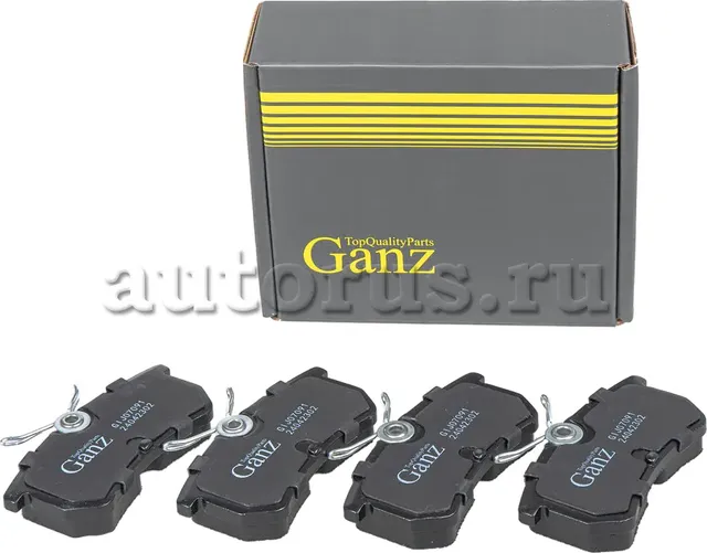 Колодки задние (Ganz). Артикул GIJ07091