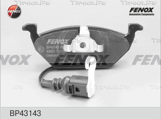 Тормозные колодки Fenox передние для SEAT Leon II 2005-2012. Артикул BP43143