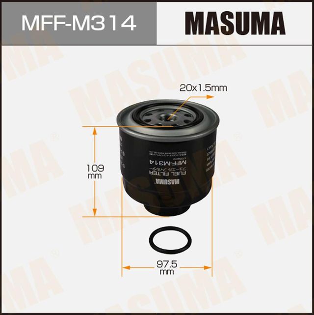 Топливный фильтр Masuma. Артикул MFF-M314