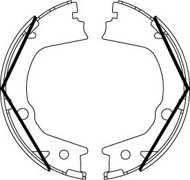 Тормозные колодки (стояночная тормозная система) TRW. Артикул GS8859