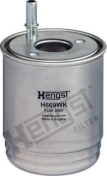 Топливный фильтр Hengst. Артикул H669WK