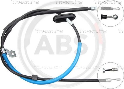 Трос ручника (тросик ручного тормоза) ABS. Артикул K13910