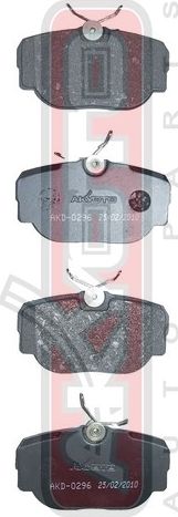 Тормозные колодки Akyoto Packing AKYOTO. Артикул AKD-0296