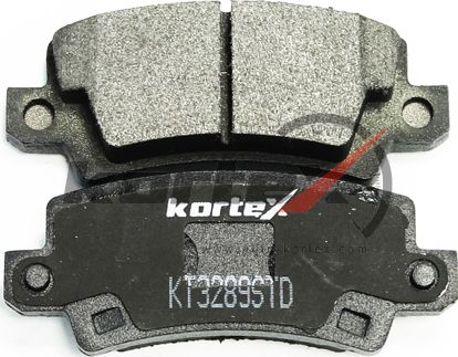 Колодки тормозные TOYOTA COROLLA(E12) 02- зад. (Kortex). Артикул KT3289STD