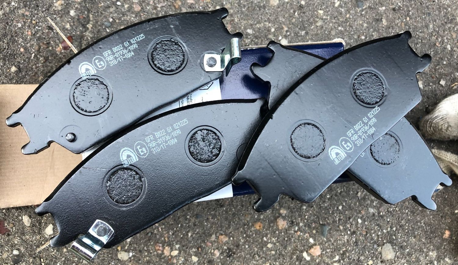 Тормозные колодки Galfer. Артикул B1.G102-1225.2