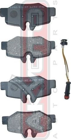 Тормозные колодки Akyoto Packing AKYOTO. Артикул AKD-2679