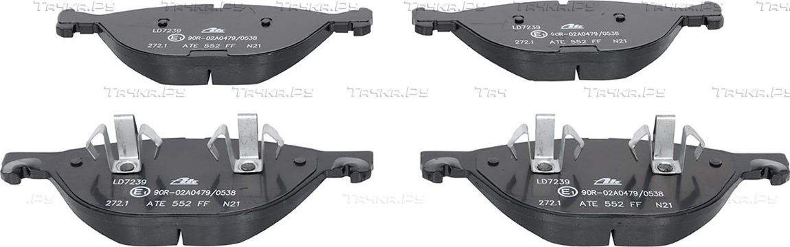 Тормозные колодки ATE Ceramic передние для BMW X6 I (E71) 2008-2008. Артикул 13.0470-7239.2