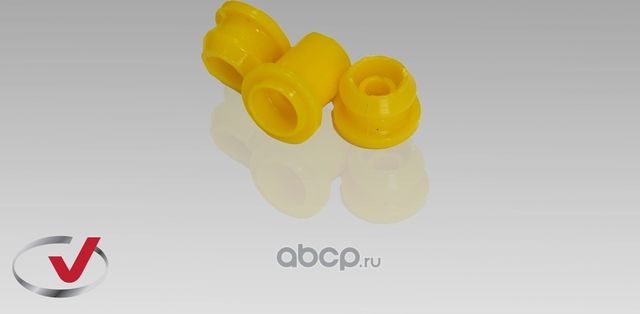 Комплект (3шт) втулок полиуретановых крепления воздушного фильтра (2 маленькие+1 (Vtulka). Артикул 515014