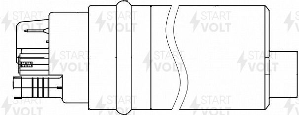 Бензонасос (топливный насос) StartVOLT для Ford Galaxy I 2003-2006. Артикул SFP 1825