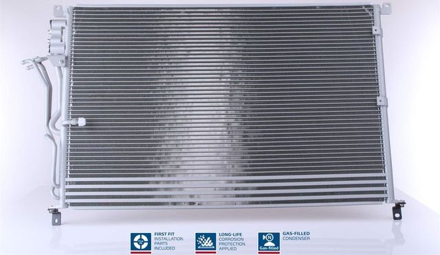 Радиатор кондиционера (конденсатор) Nissens (алюминий) для Audi A8 II (D3) 2002-2005. Артикул 94724